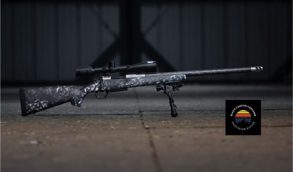 BLACK CANYON CUSTOMS 6.5 PRC WITH SWAROVSKI Z5 3.5-18X44 SCOPE